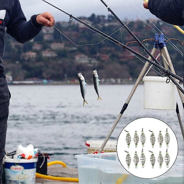 24st Fiske Bete Fälla Bur Matare Korg Hållare Grov Lockmatare Karp Lockbete Fisketillbehör