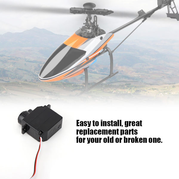 Fjärrkontroll Helikopter Servo Styrväxel Tillbehör del Passar för Wltoys V950
