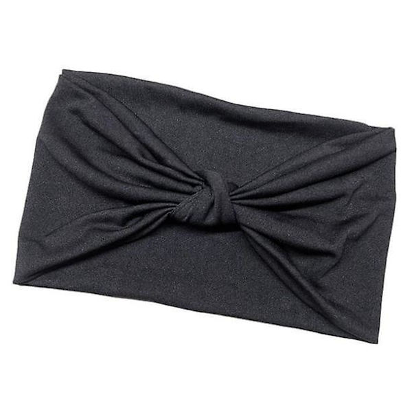 Mjuk Elastisk Turbanhuvudband för Kvinnor (2-pack)
