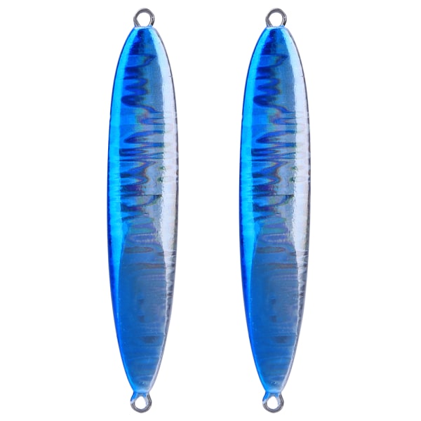 2st Simulering Fisk Form Lure Bete Fiskeredskap Vivid Simning Postureblue