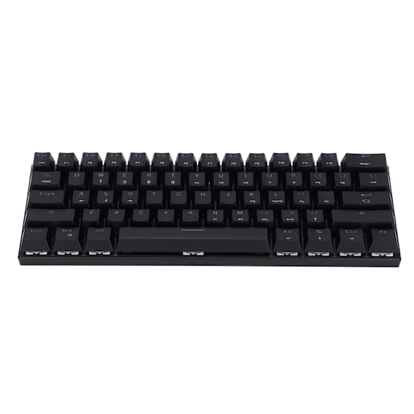 Mekanisk tangentbord 61 tangenter RGB bakgrundsbelyst USB trådbunden dubbel läge stor kapacitet mekaniskt spel tangentbord svart grön axel