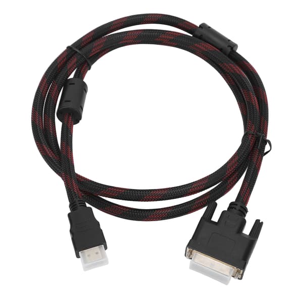 HD Multimedia Interface til DVI-kabel DVI 24+1 til HD Multimedia Interface-kabel for Raspberry Pi 1,4m/4,6ft