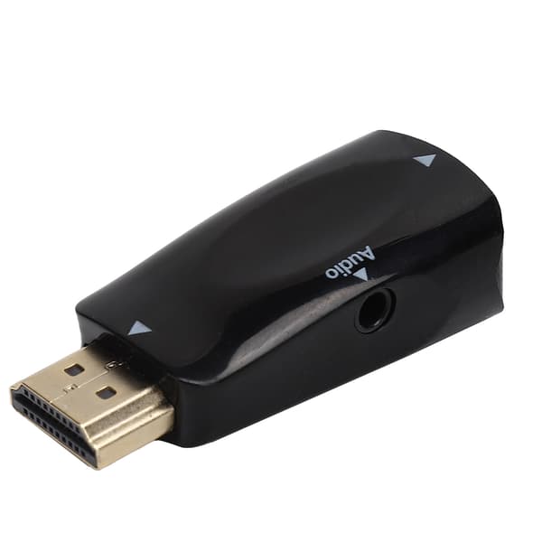 1080P HD Multimedia Interface hane till VGA hona adapteromvandlare med ljudkabel