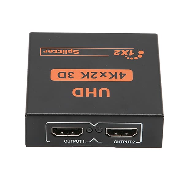 HD Multimedia Interface Splitter 1 in 2 ut Stöd 4K vid 30Hz 3D HD Multimedia Interface Switcher US-kontakt 100‑240V