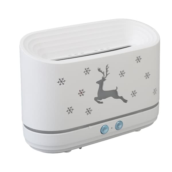 Flammemønster Luft Aroma Diffuser Luftfugter Stor Kapacitet Tank Stille Automatisk Luftfugter Boligindretning 5V 2A