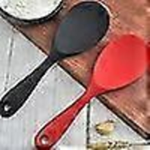 Silikon Nonstick Sked 2-Delars Set Kök Matlagningssked Silikon Rissked Rörsked
