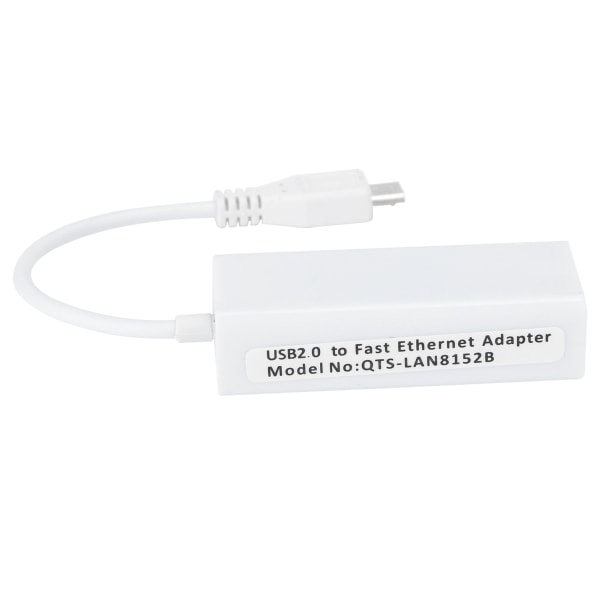 Nettverkskortadapter Micro USB til RJ45 Ethernet-port for Raspberry Pi Zero 1.3/W hovedkort