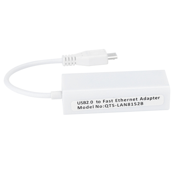 Netværkskort Adapter Micro USB til RJ45 Ethernet Port til Raspberry Pi Zero 1.3/W Motherboard
