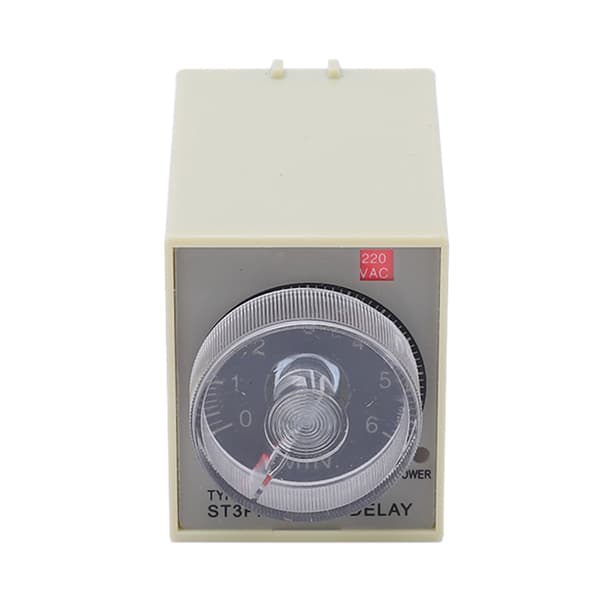 BERM Power Off Delay Relay Knapstyring Timing Timer Høj Nøjagtighed AC200-220V ST3PF 6Min