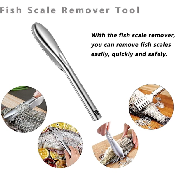 Kombination av Fish Chopper och Scale Remover