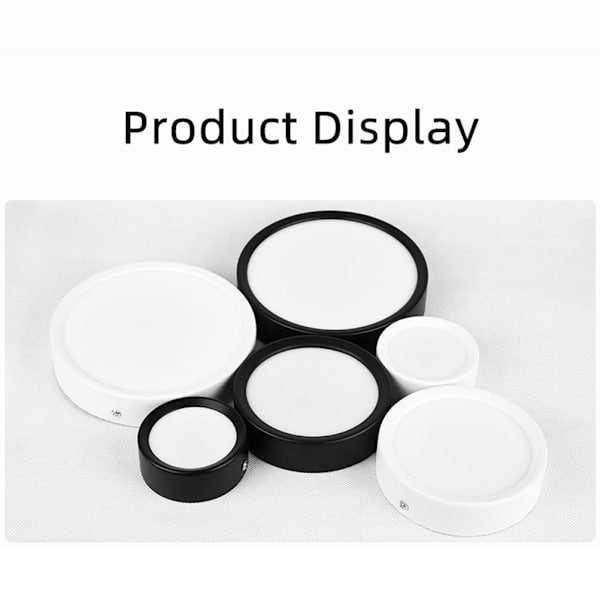 LED Panel Lys Loft Downlight Lampe Loftlampe Energibesparende Hjemmeindretning Lys Spotlight til Læsning Se TV
