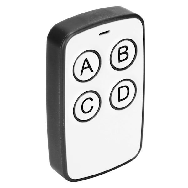 AKK210605 Langaton kaukosäädin 4 painikkeen avain kaukosäädin relekytkin autotallin oviin Autot LED-valot (Musta)