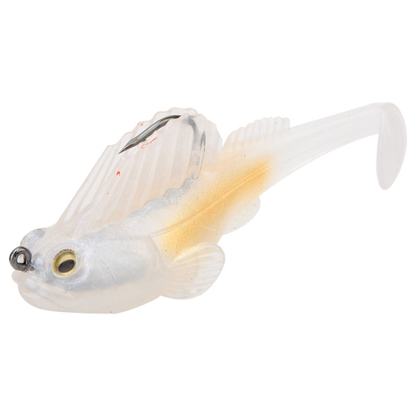 Silica Gel kunstig bionisk fisk lokke agn fiskeutstyr med flash paljetter 7CM 14g(SOO62-6)