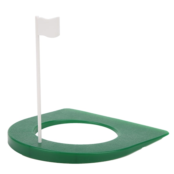 Golfträningsputtningskopp i plast med avtagbar flagga inomhusträningshjälpmedel