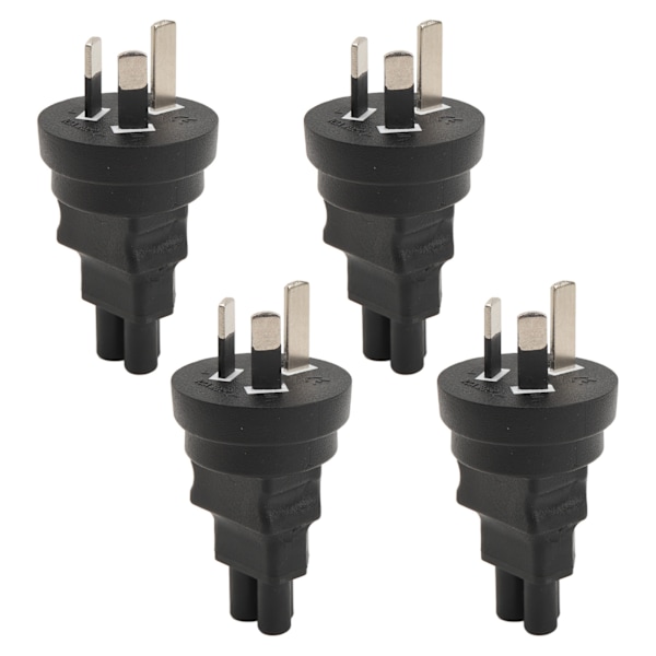 AU-kontakt til IEC320 C5 strømadapter 3-polet AU-kontakt til C5-omformer for bærbar PC-strømadapter skriver AU-kontakt 100‑250V