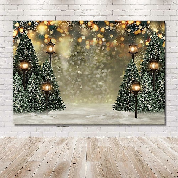 120*80cm Talvi Joulukuusi Lumihiutale Vihreä Vastasyntyneen Valokuvaus Tausta Lumimaisema Paljetit Bokeh Muotokuva Joulukoristeet Syntymäpäivä Vauva Sh