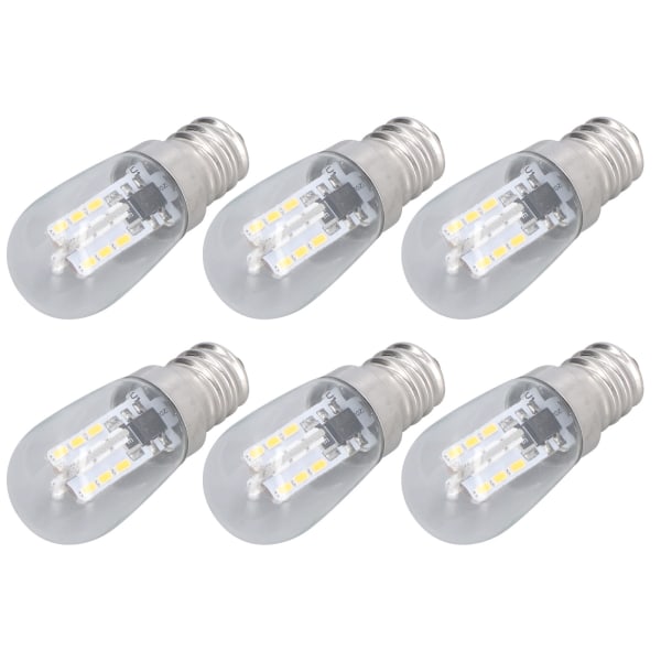 10 stk LED E12 Pære Glas Lille Loftlampe Pære 500LM Vægpære til Soveværelse Kontor 220V