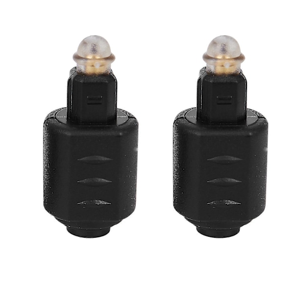 2 pakker optisk 3,5 mm hun mini-stik til digital Toslink M lydadapter