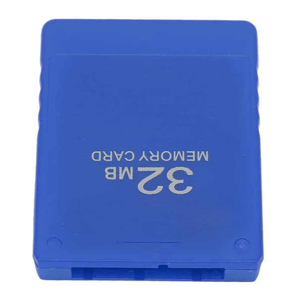 32MB Game Console Hukommelseskort Højhastigheds FMCB1.966 Gaming Eksternt Datakort til PS2 Blå