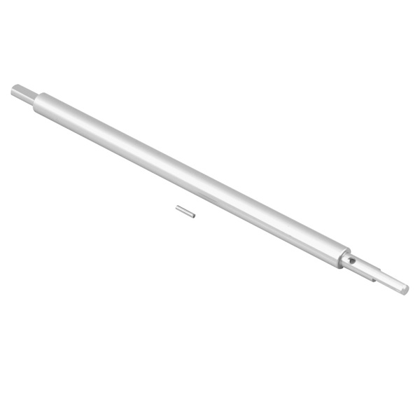 CNC-bearbetad aluminiumlegering centerdrivaxel för FS Monster 1/18 skala RC-truck (silver)