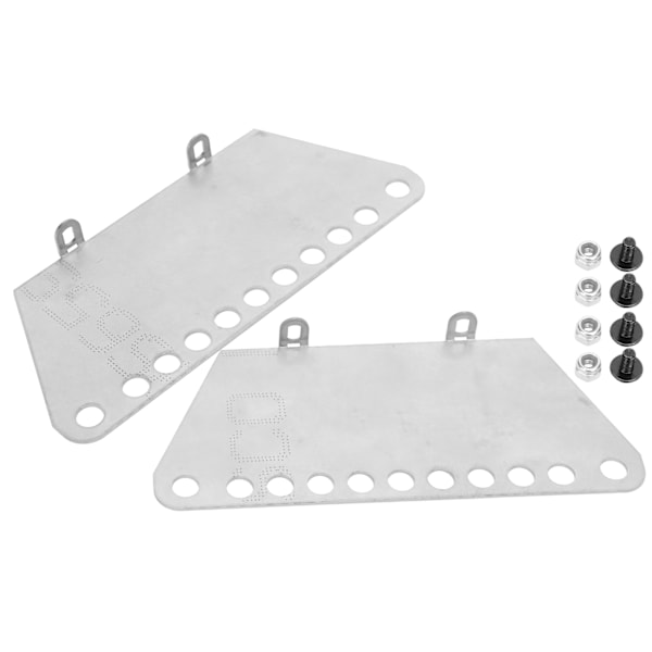 1 par/set fjärrkontroll bil metall sidopedaler stegbräda fotbräda för MN 1/12 D90 RC