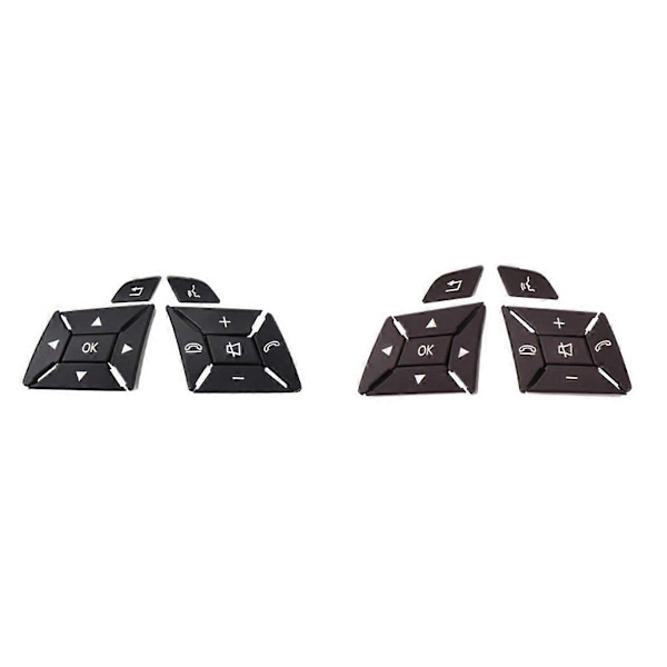 Multifunksjonsbryterknapper for ratt, brun