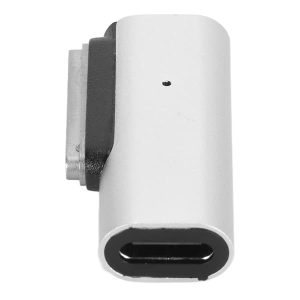 Typ C till Magnetisk Adapter 140W PD Snabbladdning LED-indikator Zinklegering USB C till Magnetisk Adapter för OS X Laptop Sidoböjning