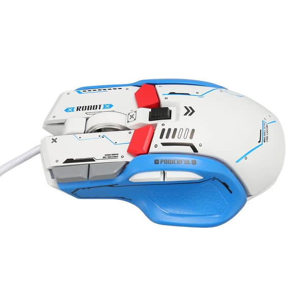 Kablet mekanisk mus makroprogrammering RGB-lysmus 12800 DPI gamingmus til Windows 7 8 10 til IOS