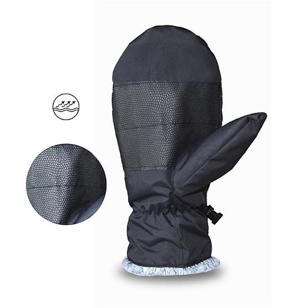 Tykke Palmeskihandsker - Vinter Sne Udendørs Sport, Unisex, Varme & Vindtætte
