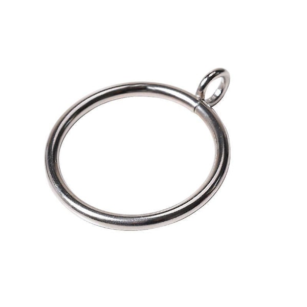 Silveröglor för Gardiner - Set med 14, 4,3 cm Ringögla för Haken