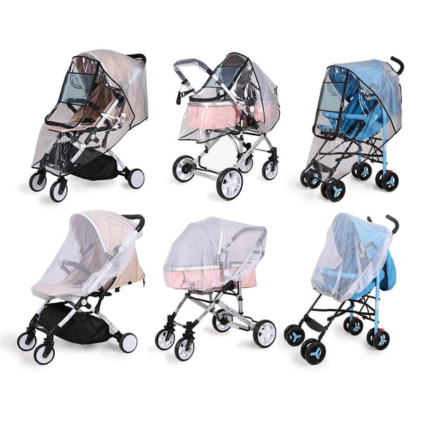 Transparent Barnvagn Regnskydd Universal Vattentätt Skydd Barn Barnvagn Sittvagn Regnskydd