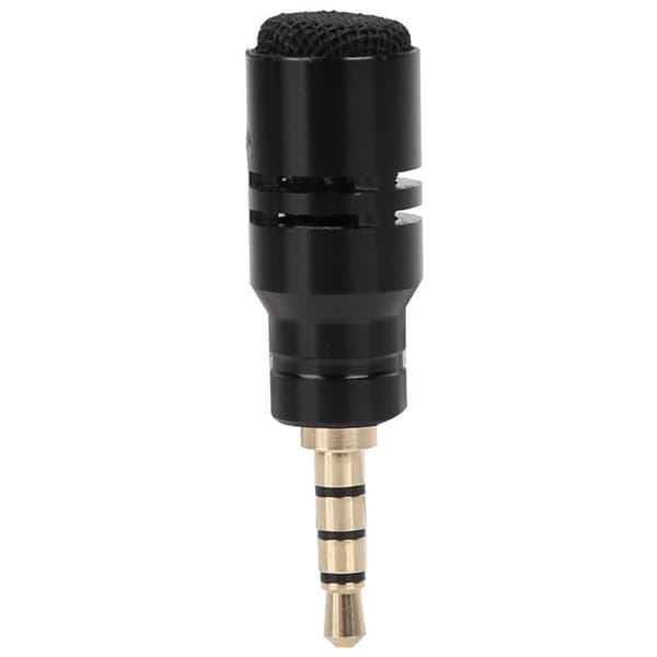 Minimikrofon bærbar 3,5 mm jackplugg for mobil smarttelefon (firepolet)