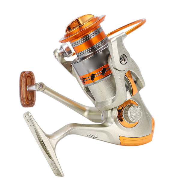 EF4000 Havfiskeri Hjul Flue Stang Spinderhjul CNC Metal Digital Vippearm Baitcasting Hjul