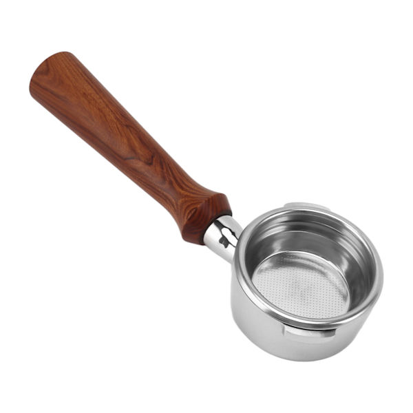 58mm Pohjaton Portafilter Ruostumaton Teräs Kaksoiskorvat Pohjaton Portafilter GAGGIA Kahvikoneelle F-Tyyppi Punainen Happohaara