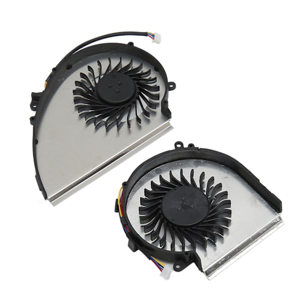 Køleventilator 4-benet aluminiumslegering ABS let udskiftelig bærbar køleventilator til MSI GE72VR GP72VR GP72MVR CPU-køleventilator og GPU-køleventilator
