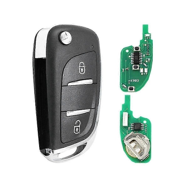 KEYDIY NB11-2 Fjärrkontroll Bilnyckel Universal 2 Knappar kompatibel med Stil kompatibel med KD900/-X2 MINI/ -MAX Programm