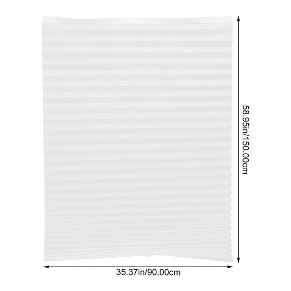 Self-adhesive pleated blind Door curtain No drilling Pleated screen Privacy screen