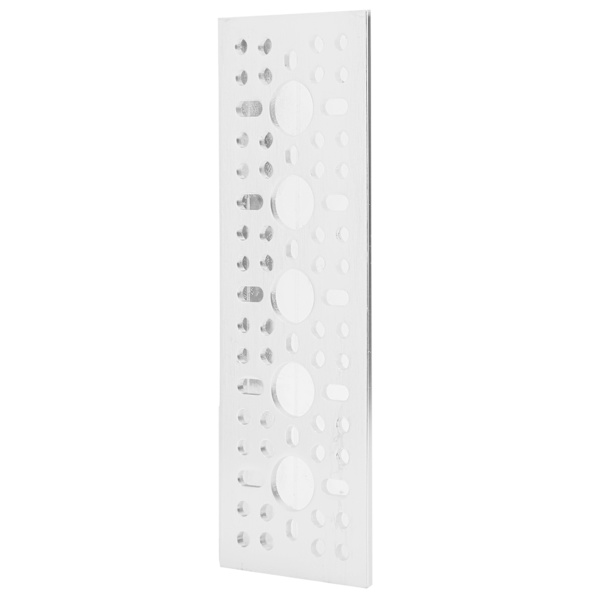 Aluminiumsgitterplate Veggnettpanel Displaymønster Industriell kontrollkomponent 3123‑0048‑0144