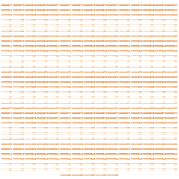 1000 kpl suuren silmän muoviset ompeluneulat, langan ompeluneula, DIY-ompelutarvikkeet, neula, oranssi
