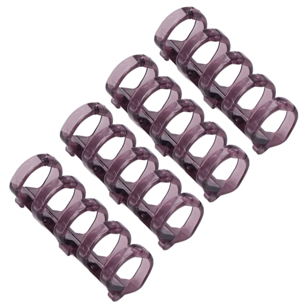 20 stk. Bindingsringer Segmentert design Holder 60 ark 11mm Bindings tykkelse Kontorrekvisita Lilla