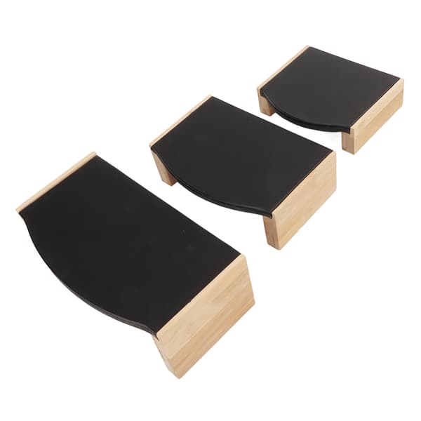 3 Stykker Smykke Display Stand Sæt Smykke Display Risers til Øreringe Ringe Halskæder Armbånd
