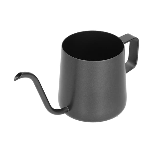 250 ml rustfrit stål hængende øre kaffekande gåsehals tud tekedel hæld over kande sort