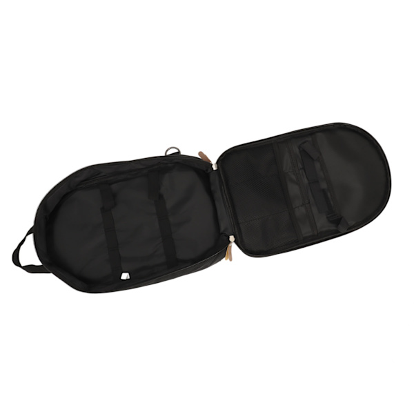 Camping Kokkeutstyr Veske Polyester Fiber Multifunksjonell Bærbar Camping Kjøkkenutstyr Organizer Oppbevaringspose for Utendørs BBQ Reise Svart
