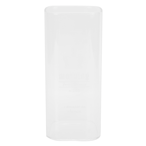 400 ml vannglass, firkantet, varmebestandig glasskrus, drikkemelk, frokostkopp, drikkevare, krone mønster