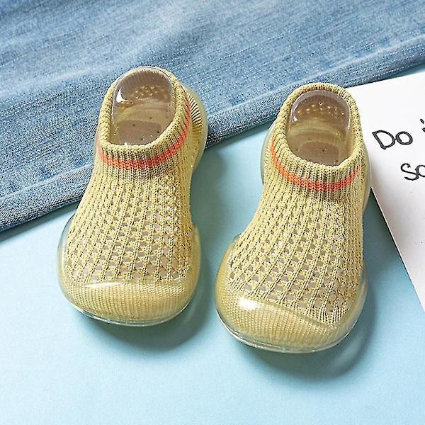 Söta tecknade baby toddler flicka bomull halkfria golvstrumpor med gummisulor 7 19-24 månader
