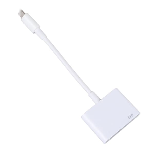 til IOS til High Definition Multimedia Interface Digital AV-adapter til TV til iPhone Hvid