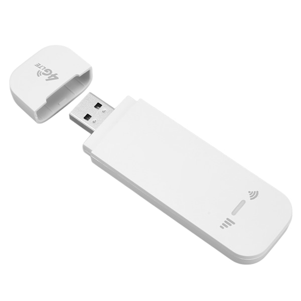 Mobil WiFi Hotspot 4G LTE 150 Mbps USB Bärbar WiFi-router med SIM-kortplats för utomhusresor Vit