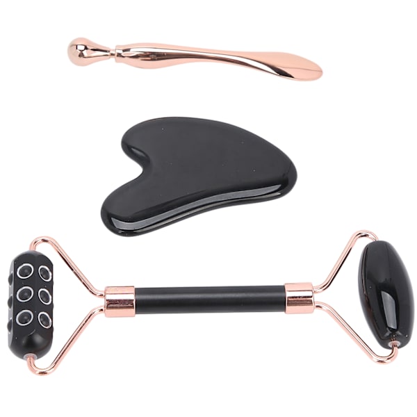 Ansikts germaniumrullmassager Ansikts Gua Sha skrapbräda Ögonkrämsskedset