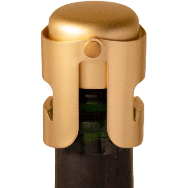 Fransk design gullbelagt champagnepropp med sikker og enkel lukking for musserende vinflasker