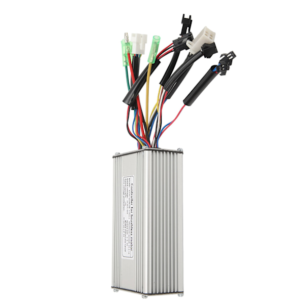 Firkantbølge-controller 25A elektrisk cykelcontroller 36V 48V metalskal med SM-stik til 750W motor
